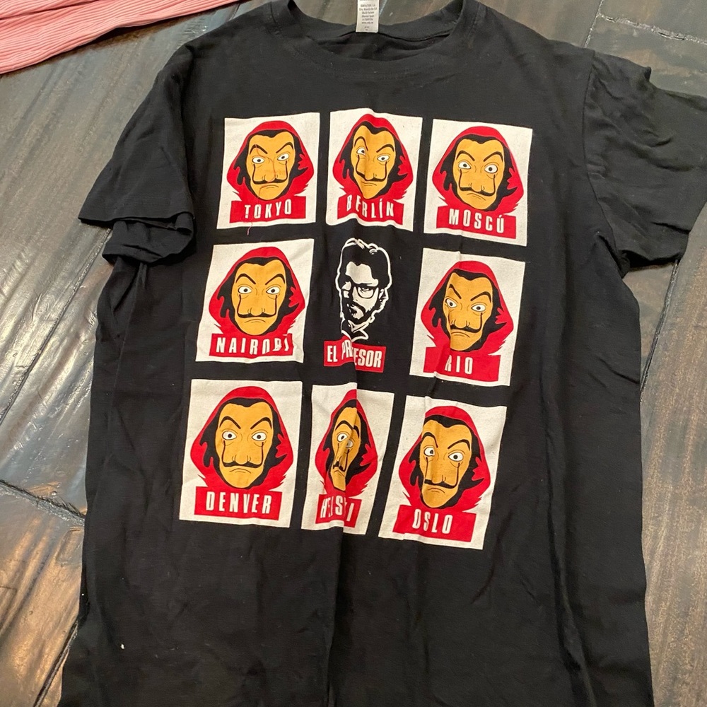 Money heist graphic tee